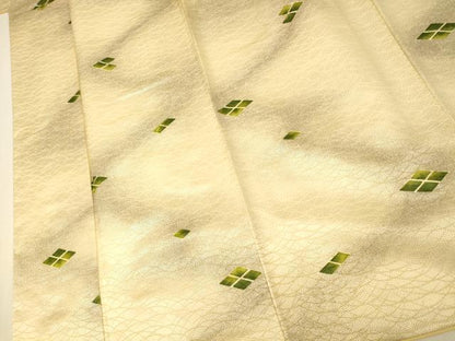 平和屋着物■小紋　菱芝文　暈し染め　洗える着物　AABH4542fw