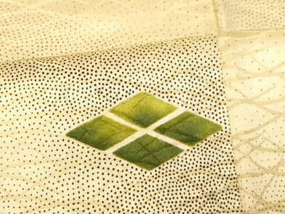 平和屋着物■小紋　菱芝文　暈し染め　洗える着物　AABH4542fw