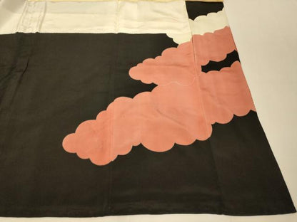 平和屋着物■豪華黒留袖　刺繍　鳳凰吉祥雲取り文　金銀糸　金銀彩　正絹　逸品　AABH4553fw