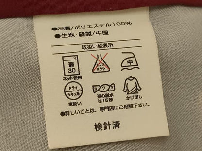 平和屋着物■小紋　桜格子　洗える着物　AABH4554fw