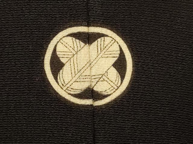 平和屋着物■豪華黒留袖　駒刺繍　道長花唐草文　金銀糸　金彩　正絹　逸品　AABH4555fw