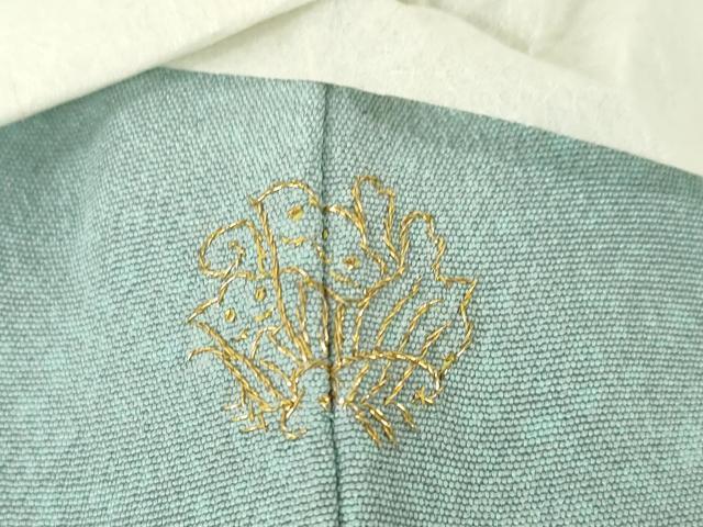 平和屋着物●訪問着　流水花文　金彩　正絹　逸品　AABH4579ck