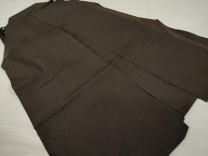 平和屋着物●男性　馬乗り袴　縞　正絹　逸品　AABH4614ck