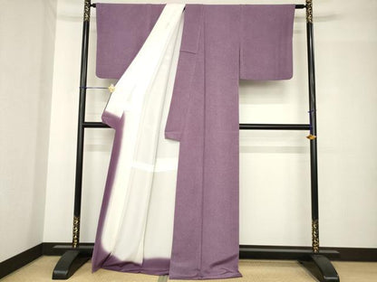 平和屋着物●江戸小紋　作家物　鮫小紋柄　正絹　逸品　AABH4625ck