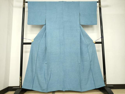 平和屋着物●内田秀一　江戸小紋　鮫小紋柄　正絹　逸品　AABH4638ck