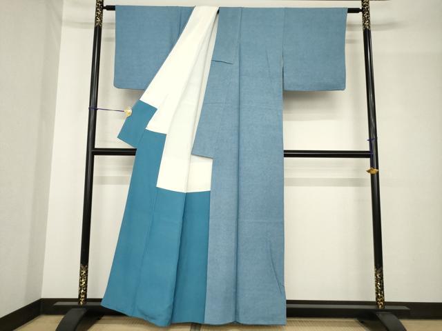 平和屋着物●内田秀一　江戸小紋　鮫小紋柄　正絹　逸品　AABH4638ck