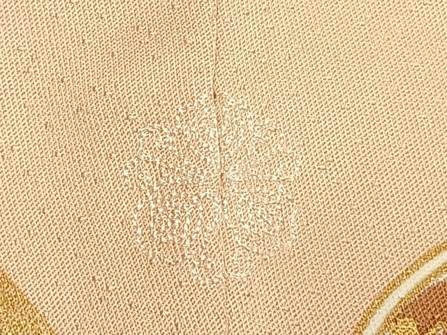 平和屋着物●訪問着　道長花文　金彩　正絹　逸品　AABH4651fy