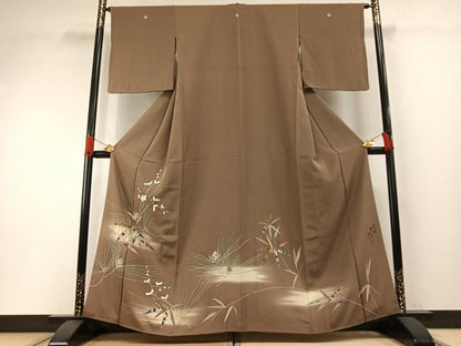 平和屋着物●豪華色留袖　作家物　松竹梅　暈し染め　金彩　正絹　逸品　未使用　AABH4660fy