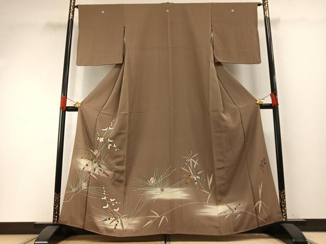平和屋着物●豪華色留袖　作家物　松竹梅　暈し染め　金彩　正絹　逸品　未使用　AABH4660fy