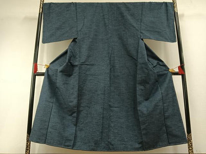 平和屋着物●男性　紬　霞文　正絹　逸品　AABH4667fy