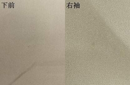 平和屋着物●男性　長襦袢　袷　手描き　鷹　暈し染め　正絹　逸品　AABH4668fy