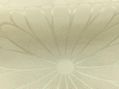 平和屋着物●長襦袢　無双仕立て　花唐草地紋　正絹　逸品　AABH4684fy