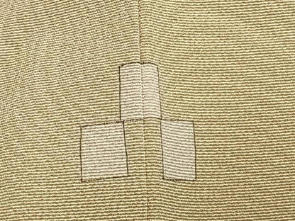 平和屋着物●訪問着　友禅　作家物　螺鈿　花鳥文　金彩　正絹　逸品　未使用　AABH4689fy