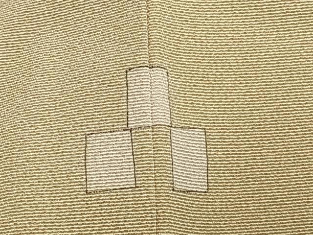 平和屋着物●訪問着　友禅　作家物　螺鈿　花鳥文　金彩　正絹　逸品　未使用　AABH4689fy