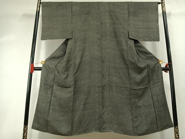 平和屋着物●男性　江戸小紋　鳥　正絹　逸品　AABH4699fy