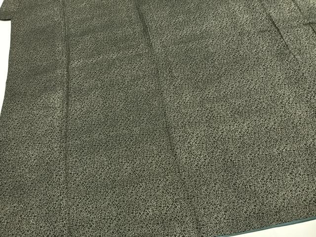 平和屋着物●男性　江戸小紋　鳥　正絹　逸品　AABH4699fy
