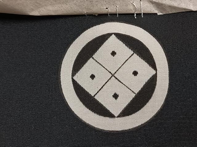 平和屋着物●男性　黒紋付　高島屋扱い　正絹　逸品　未使用　AABH4705fy