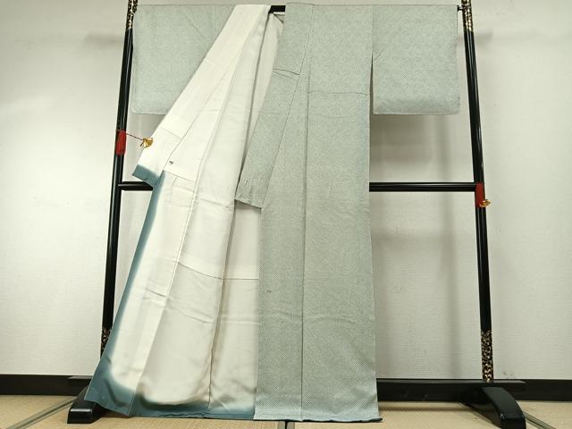 平和屋着物●大変加工の良い総絞り小紋　正絹　逸品　AABH4729fy 平和屋着物○大変加工の良い総絞り小紋 正絹 逸品 AABH4729fy