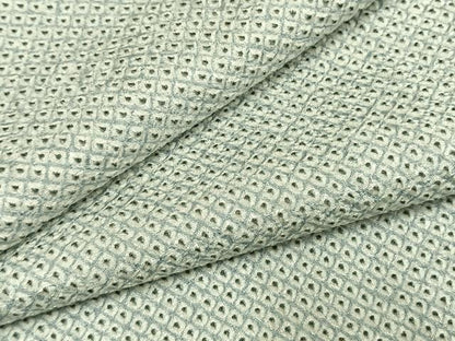 平和屋着物●大変加工の良い総絞り小紋　正絹　逸品　AABH4729fy
