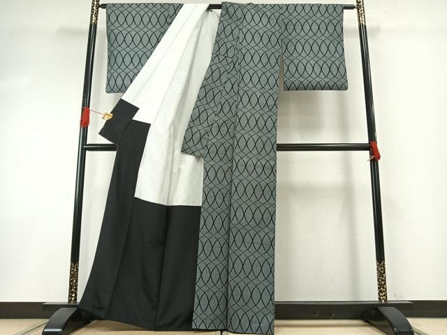 平和屋着物●小紋　立涌文　洗える着物　AABH4731fy 平和屋着物○小紋 立涌文 洗える着物 AABH4731fy