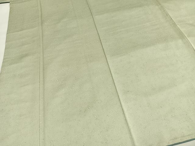 平和屋着物●上質な小紋　紬地　綾織　箔散らし文様　正絹　逸品　AABH4739fy