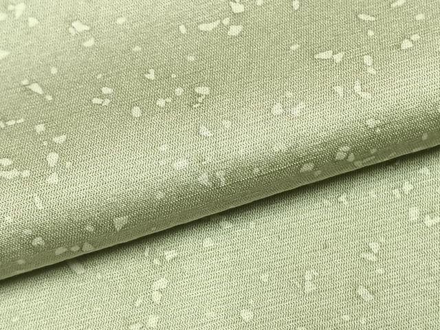平和屋着物●上質な小紋　紬地　綾織　箔散らし文様　正絹　逸品　AABH4739fy