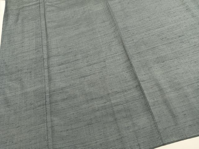 平和屋着物●男性　塩沢紬　アンサンブル　蚊絣　キングサイズ　正絹　逸品　AABH4740fy