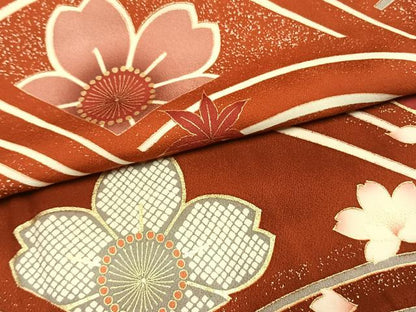 平和屋着物●豪華振袖　作家物　立波花蝶文　金彩　正絹　逸品　AABH4749fy