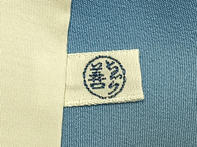 平和屋着物●訪問着　紬地　舞桜文　ゑり善扱い　正絹　逸品　AABH4752fy
