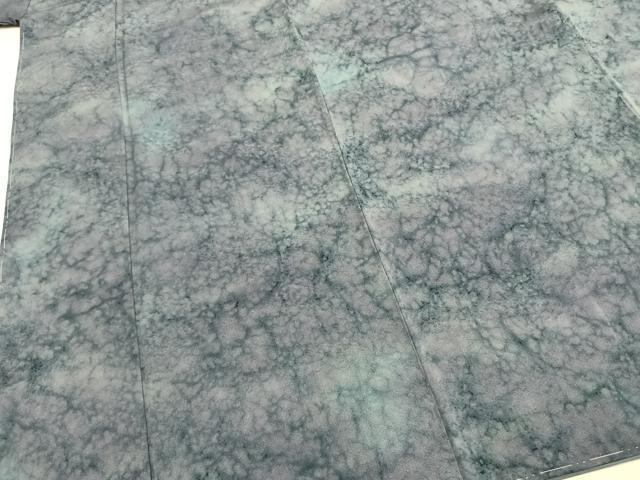 平和屋着物●上質な小紋　霞文　暈し染め　正絹　逸品　未使用　AABH4760fy