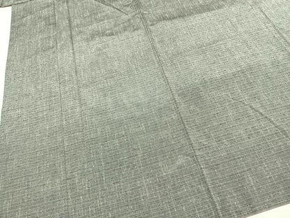 平和屋着物●生紬　霞文　反端付き　正絹　逸品　未使用　AABH4782fy