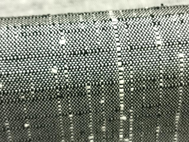 平和屋着物●生紬　霞文　反端付き　正絹　逸品　未使用　AABH4782fy