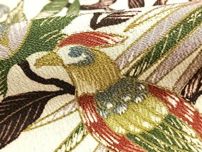 平和屋着物●上質な小紋　花鳥文　金彩　正絹　逸品　AABH4788fy