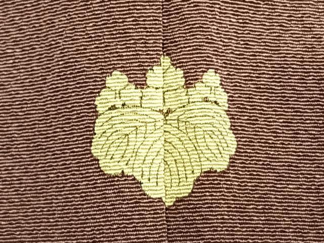 平和屋着物●上質な色無地　古代紫色　正絹　逸品　未使用　AABH4807fy