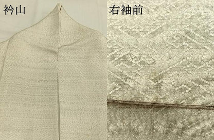 平和屋着物●訪問着　更紗花文　正絹　逸品　AABH4809fy