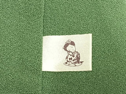 平和屋着物●上質な小紋　吉祥花文　正絹　逸品　AABH4831fy