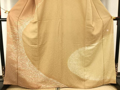 平和屋着物●訪問着　作家物　霞文　暈し染め　正絹　逸品　AABH4853fy