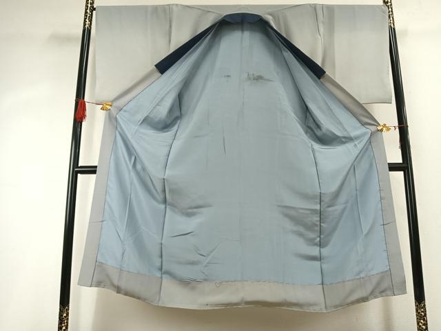 平和屋着物●男性　長襦袢　袷　更紗文様　暈し染め　正絹　逸品　AABH4855fy