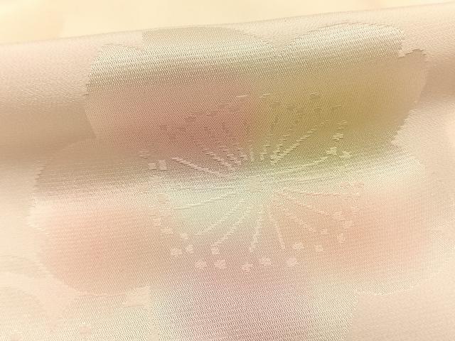 平和屋着物○振袖用長襦袢 無双仕立て 舞桜地紋 暈し染め 半