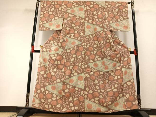 平和屋着物●上質な紬　絞り　辻が花　正絹　逸品　AABH4879fy 平和屋着物○上質な紬 絞り 辻が花 正絹 逸品 AABH4879fy