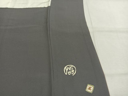 平和屋着物●訪問着　駒刺繍　雪輪に文字文　暈し染め　金彩　正絹　逸品　AABH4889fy