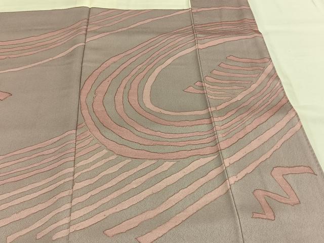 平和屋着物○訪問着 流水文 ろうけつ染め 正絹 逸品 AABH4899fy