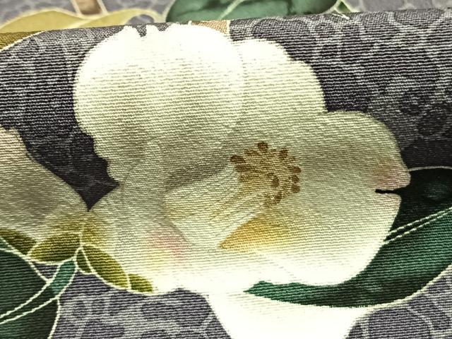 平和屋着物●本加賀友禅作家　木村州宏　訪問着　枝花文　暈し染め　正絹　逸品　AABH4910fy