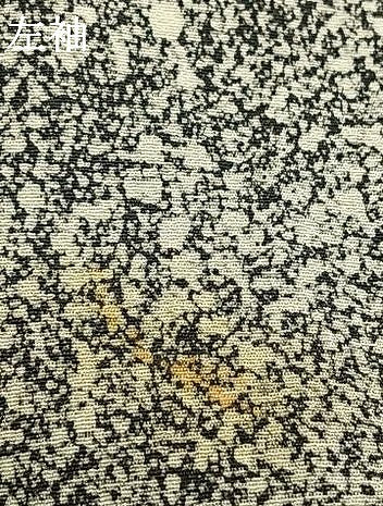 平和屋着物●訪問着　刺繍　枝花文　黒地　金糸　金彩　正絹　逸品　AABH4923fy