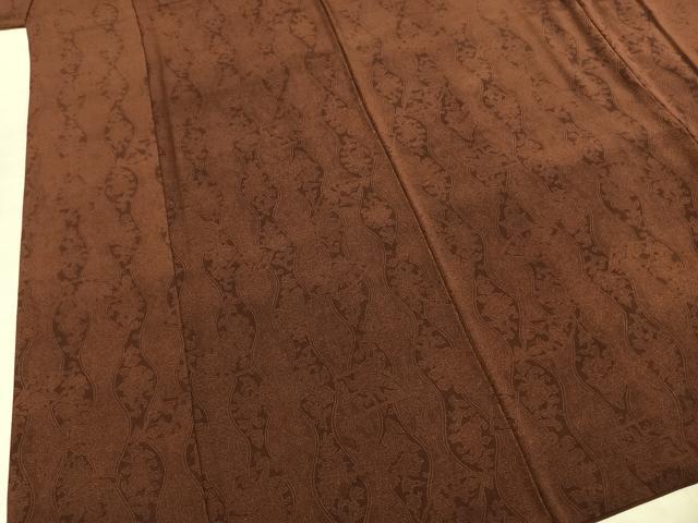 平和屋着物●江戸小紋　立涌花文　正絹　逸品　AABH4943fy