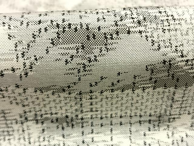 平和屋着物●上質な紬　風景文　正絹　逸品　AABH4960fy