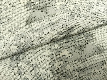 平和屋着物●上質な紬　風景文　正絹　逸品　AABH4960fy
