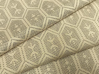 平和屋着物●本場大島紬　一元絣　亀甲文　正絹　逸品　AABH4969fy