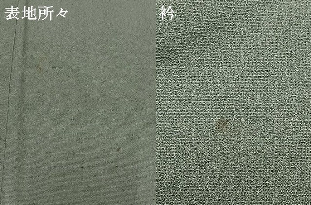 平和屋着物●お召　鼠色　正絹　逸品　AABH4972fy