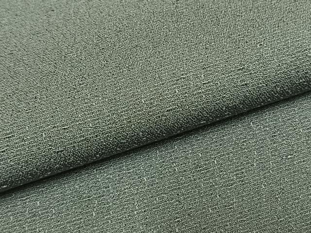 平和屋着物●お召　鼠色　正絹　逸品　AABH4972fy